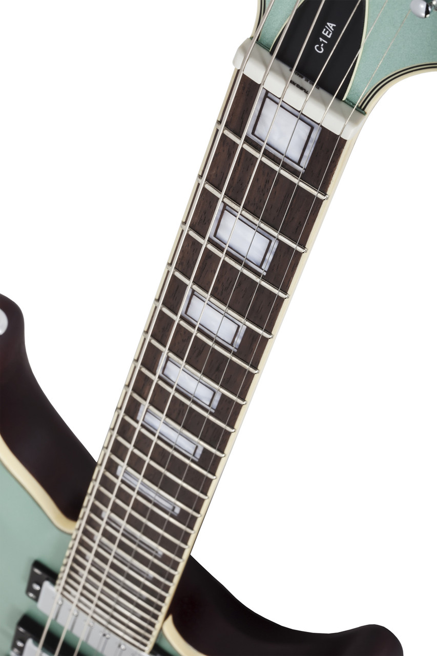 Schecter C-1 E/A Classic - Satin Vintage Pelham Blue (643)