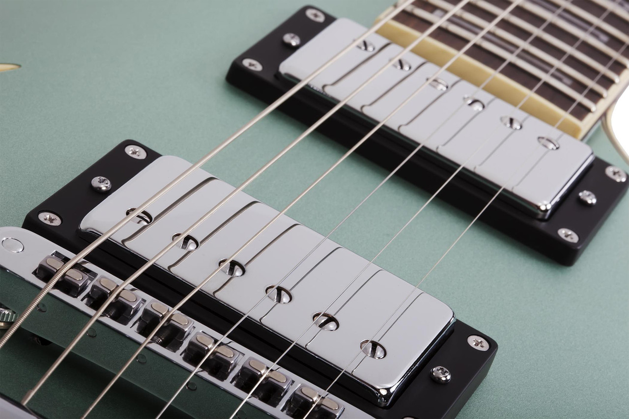 Schecter C-1 E/A Classic - Satin Vintage Pelham Blue (643)