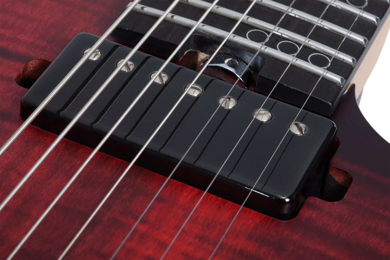 Schecter Sunset-7 Extreme - Scarlet Burst (2573) | Musician Madness