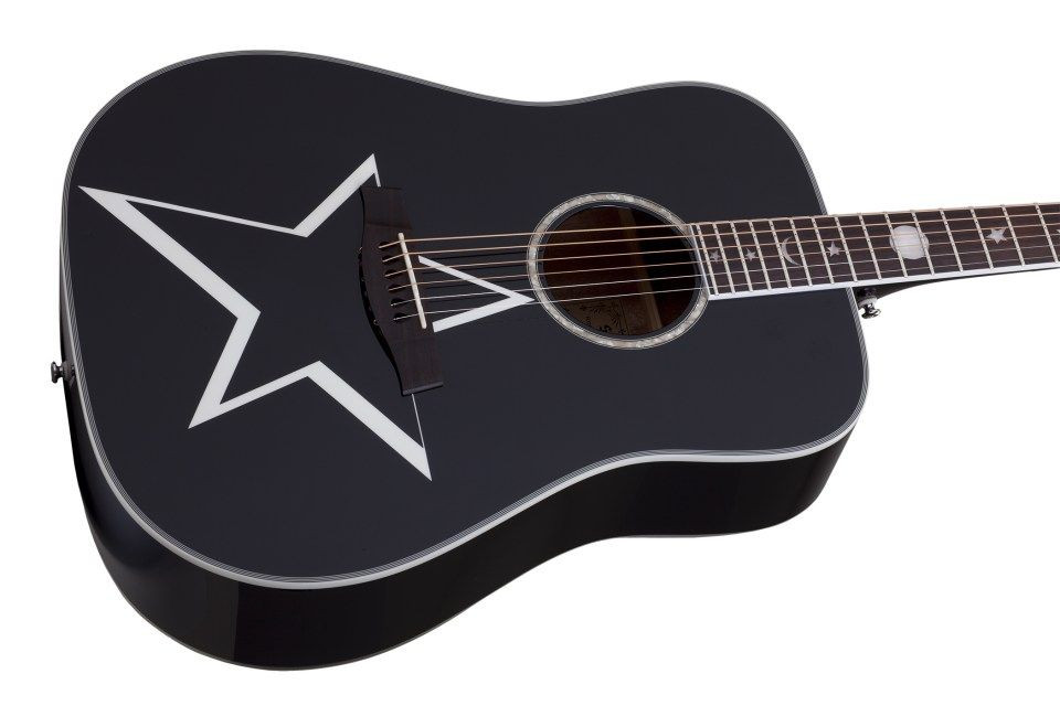 Schecter Robert Smith RS-1000 Busker Acoustic - Gloss Black (283) | Musician Madness