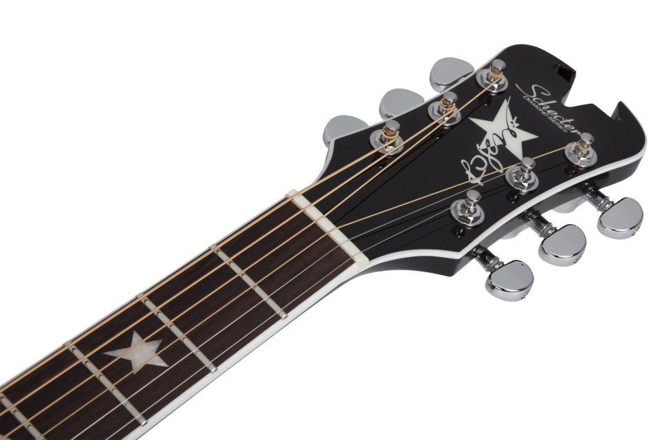 Schecter Robert Smith RS-1000 Busker Acoustic - Gloss Black (283) | Musician Madness