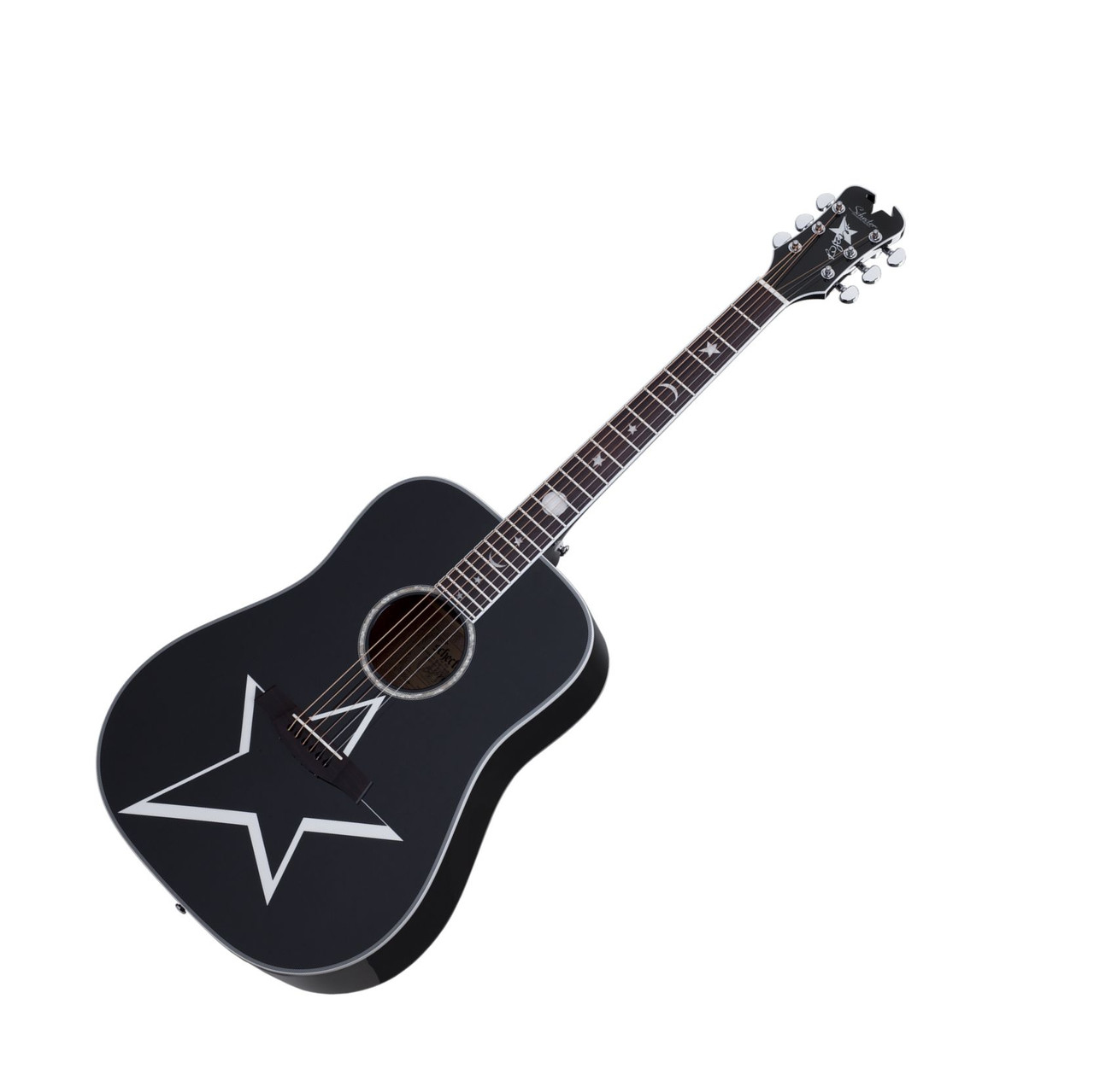 Schecter Robert Smith RS-1000 Busker Acoustic - Gloss Black (283) | Musician Madness