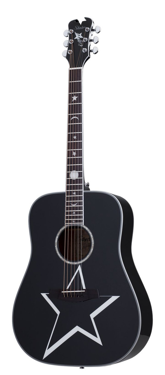 Schecter Robert Smith RS-1000 Busker Acoustic - Gloss Black (283) | Musician Madness