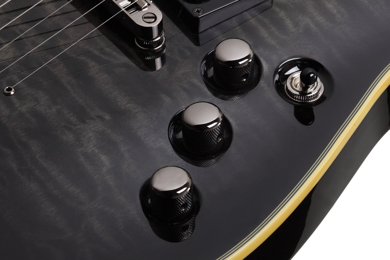 Schecter Omen Extreme-6 - See-Thru Black (STBLK) (2025) | Musician Madness