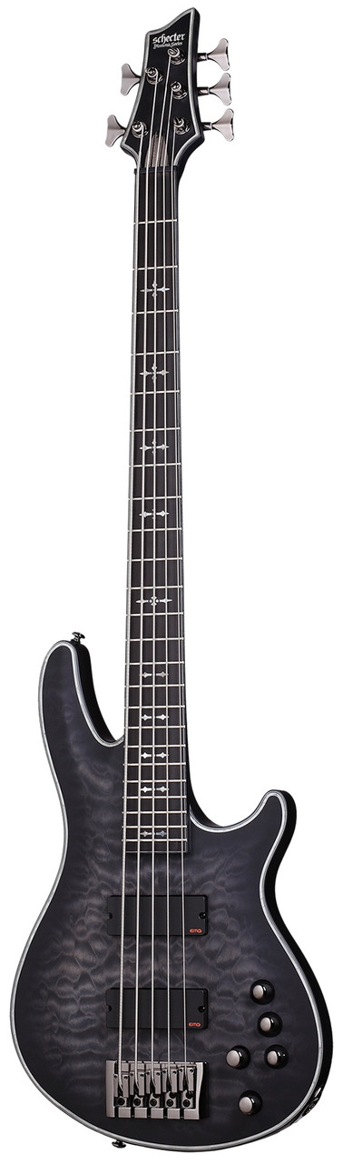 Schecter Hellraiser Extreme-5 - See-Thru Black Satin (STBLS) (1918)