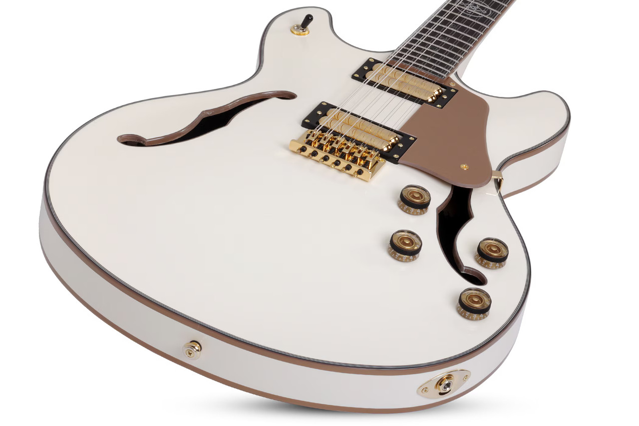 Schecter Wayne Hussey Corsair-12 - Ivory (267)
