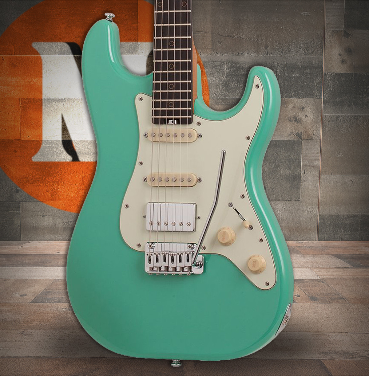 Schecter Nick Johnston Traditional H/S/S - Atomic Green (1540)