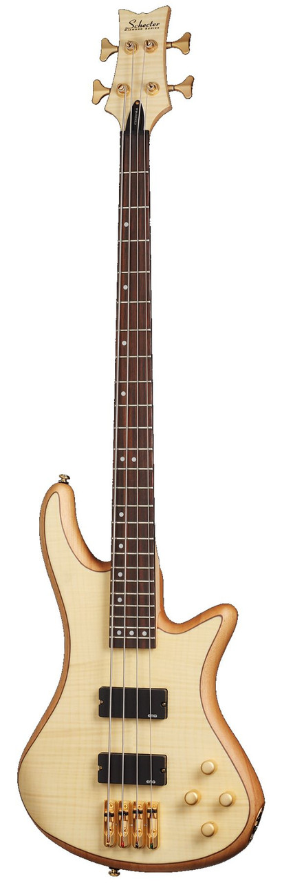 Schecter Stiletto Custom-4 - Natural Satin (NAT) (2531) | Musician Madness