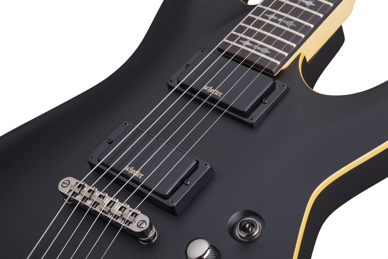 Schecter Demon-6 LH - Satin Black (3665) | Musician Madness