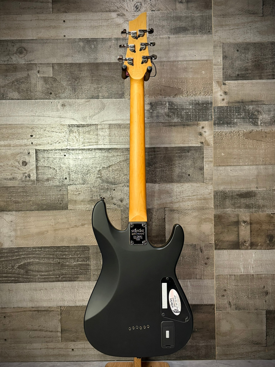 Schecter Demon-6 LH - Satin Black (3665) | Musician Madness