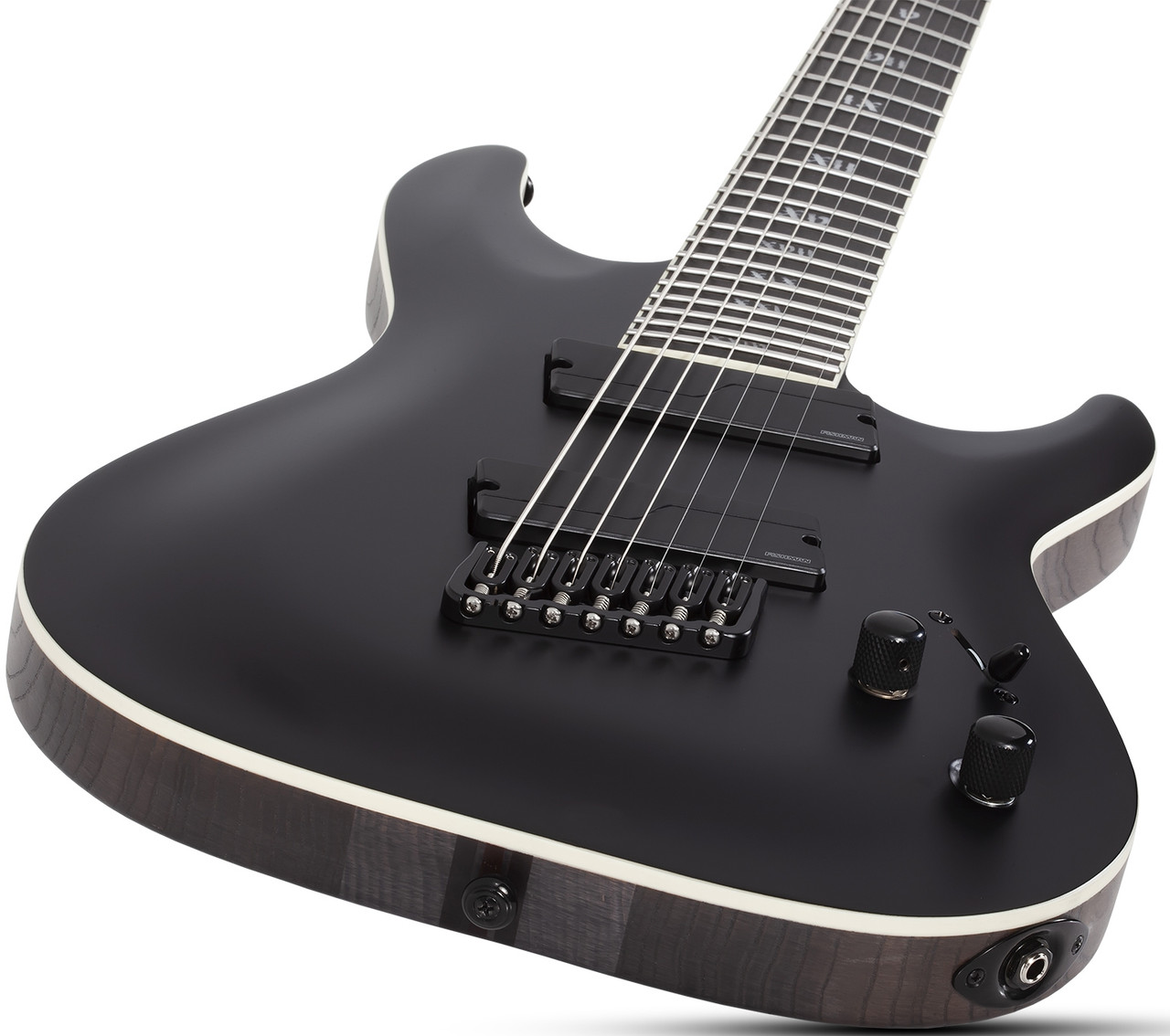 Schecter C-7 Multiscale SLS Elite Evil Twin - Satin Black (1336)