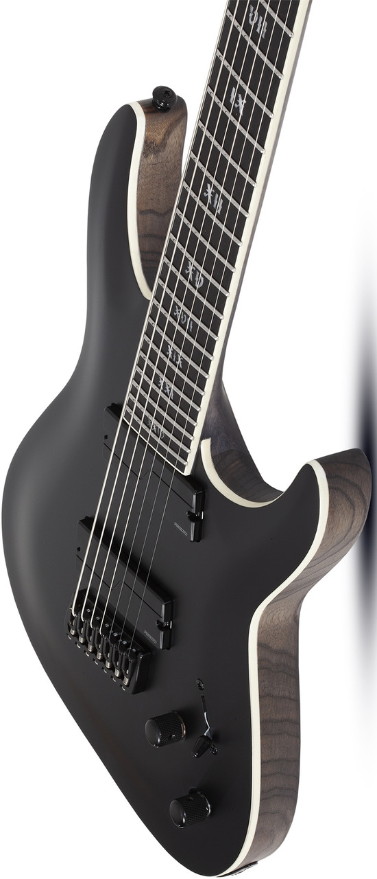 Schecter C-7 Multiscale SLS Elite Evil Twin - Satin Black (1336