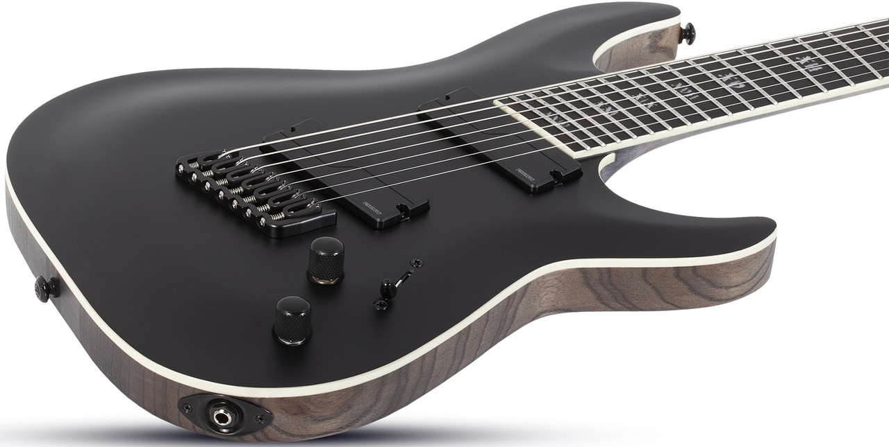 Schecter C-7 Multiscale SLS Elite Evil Twin - Satin Black (1336