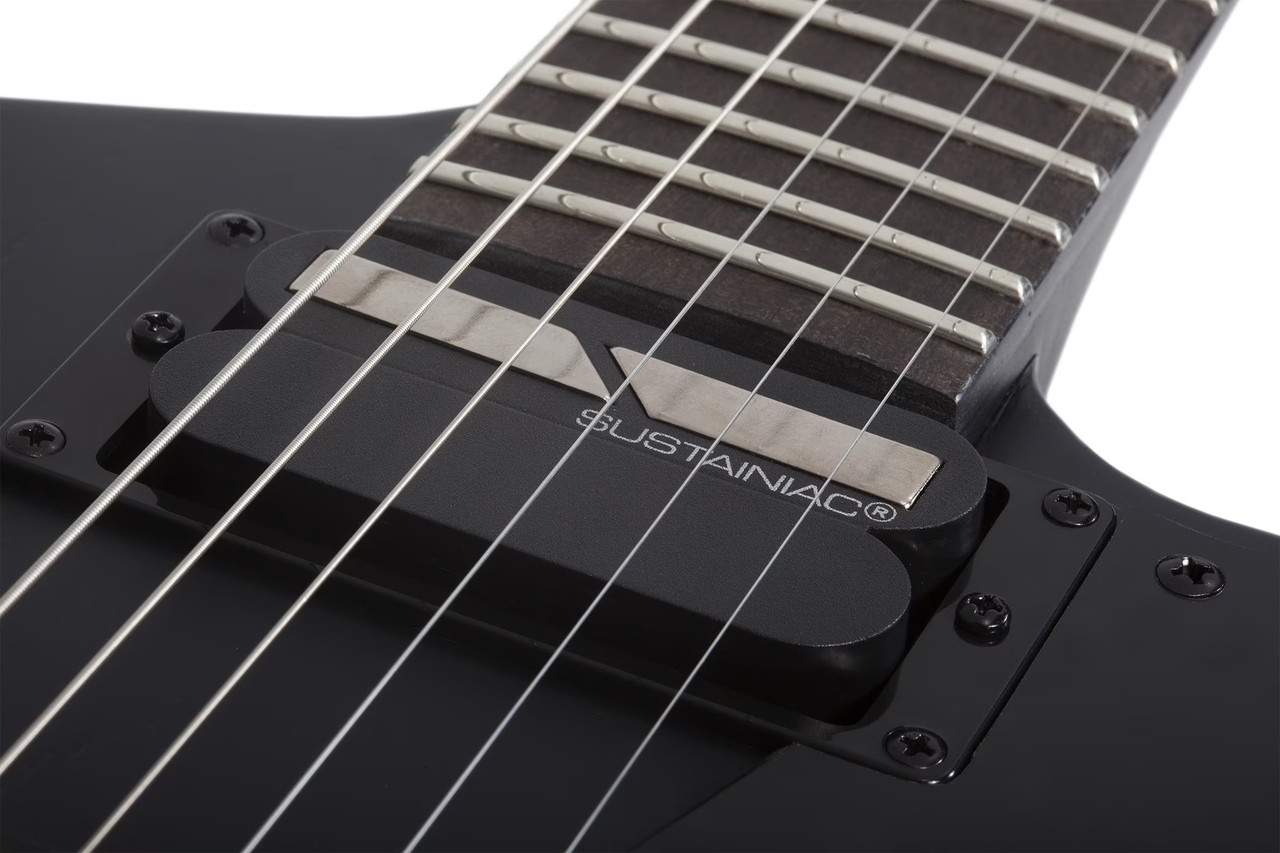 Schecter Jake Pitts E-1 FR S - Satin Black Open Pore (2952) | Musician Madness