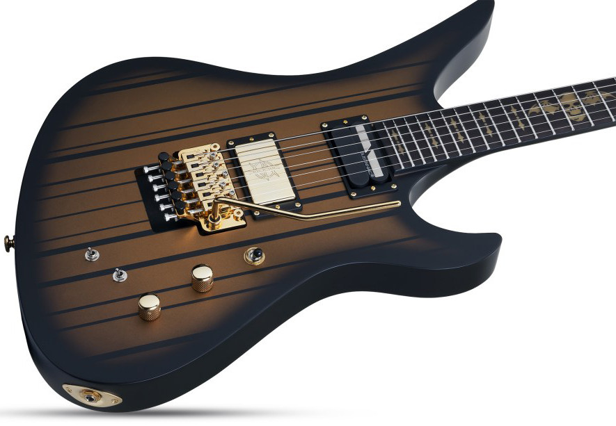Schecter Synyster Custom-S - Satin Gold Burst (SGB) (1743)