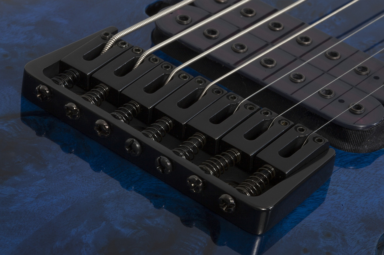 Schecter Omen Elite-7 - See Thru Blue Burst (2458) | Musician Madness