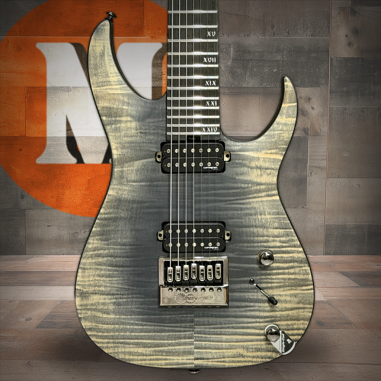 Schecter Banshee Mach-7 Evertune Electrci Guitar - Fallout Burst (1415) | Musician Madness