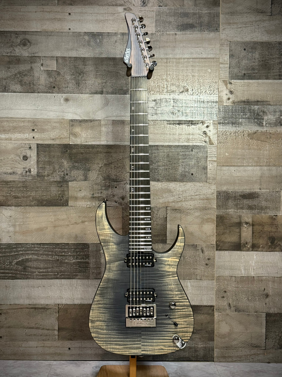 Schecter Banshee Mach-7 Evertune Electrci Guitar - Fallout Burst (1415) | Musician Madness