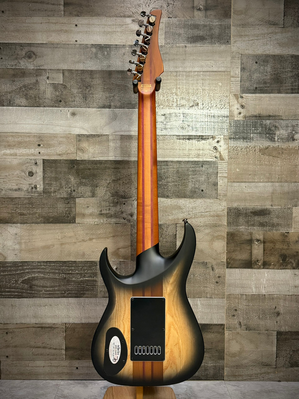 Schecter Banshee Mach-7 Evertune Electrci Guitar - Fallout Burst (1415) | Musician Madness
