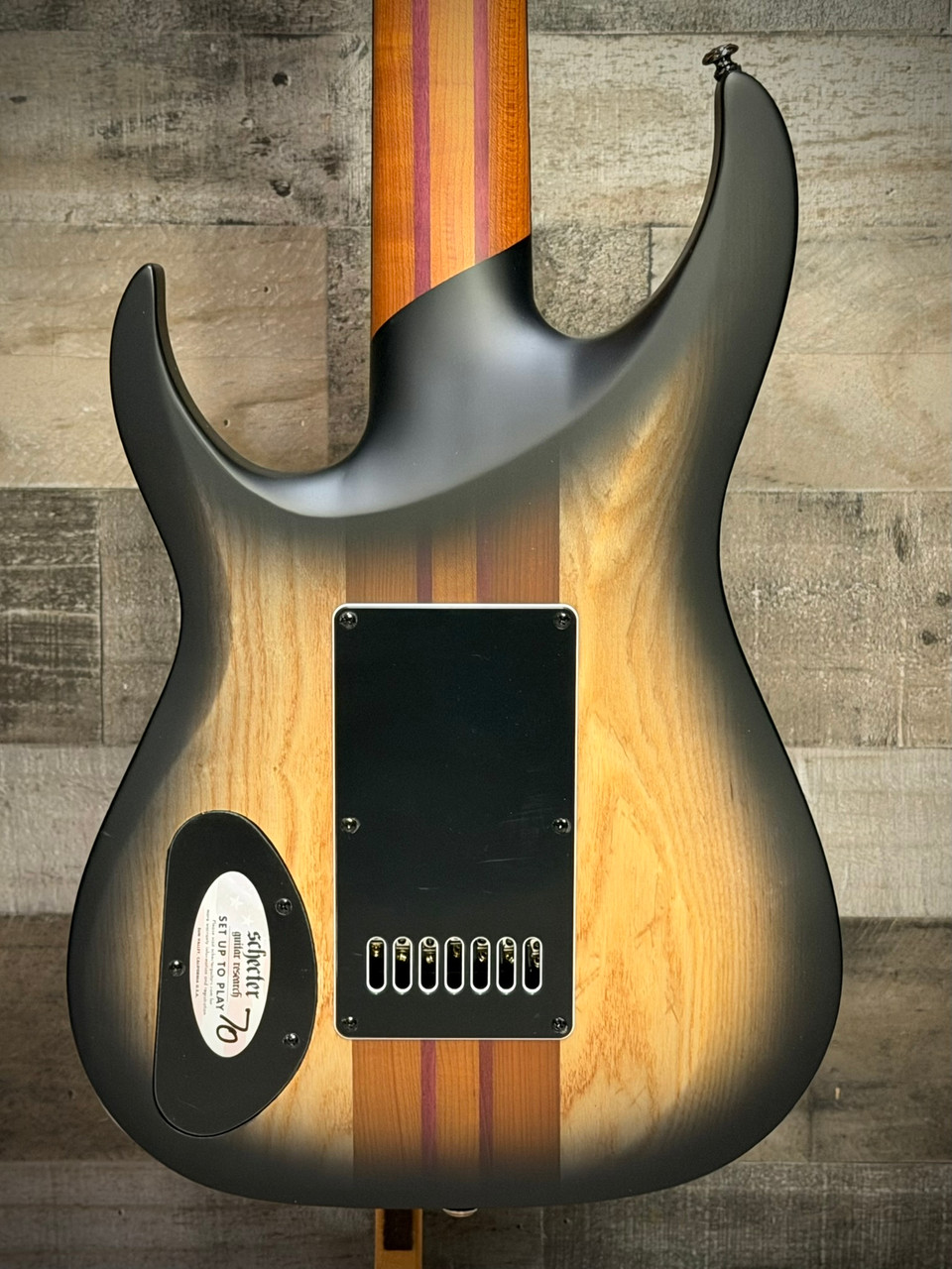 Schecter Banshee Mach-7 Evertune Electrci Guitar - Fallout Burst (1415) | Musician Madness
