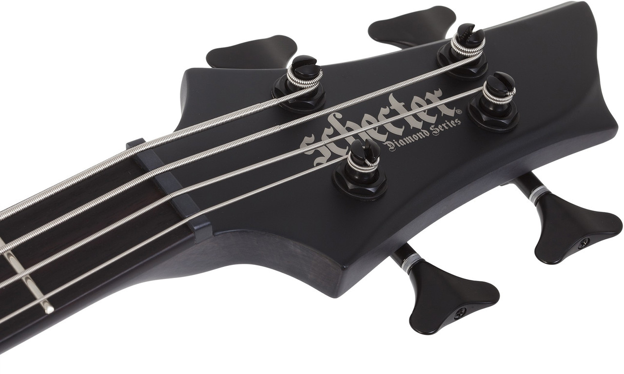 Schecter Stiletto-4 Stealth Pro - Satin Black (2270) | Musician Madness