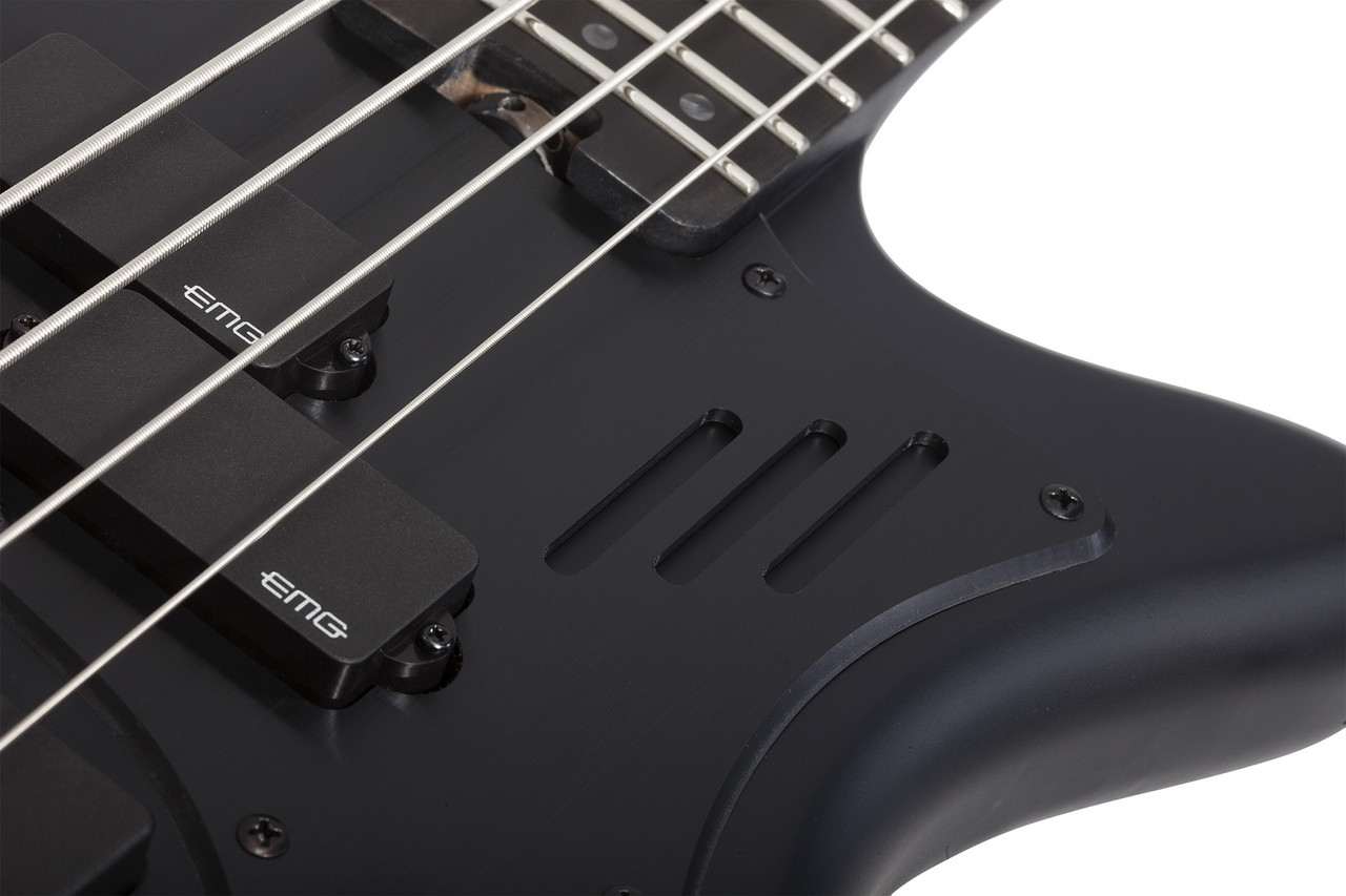Schecter Stiletto-4 Stealth Pro - Satin Black (2270) | Musician Madness