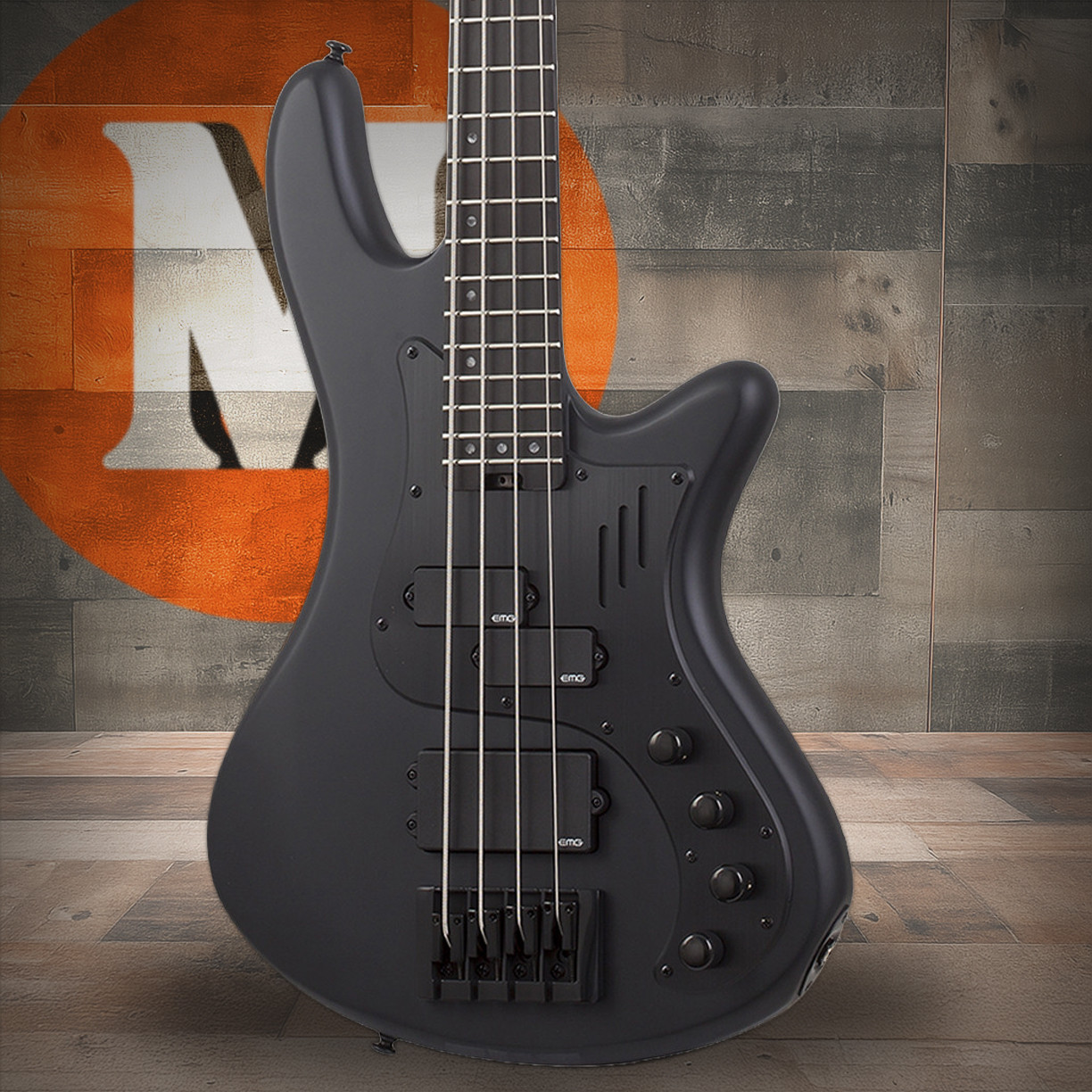 Schecter Stiletto-4 Stealth Pro - Satin Black (2270) | Musician Madness