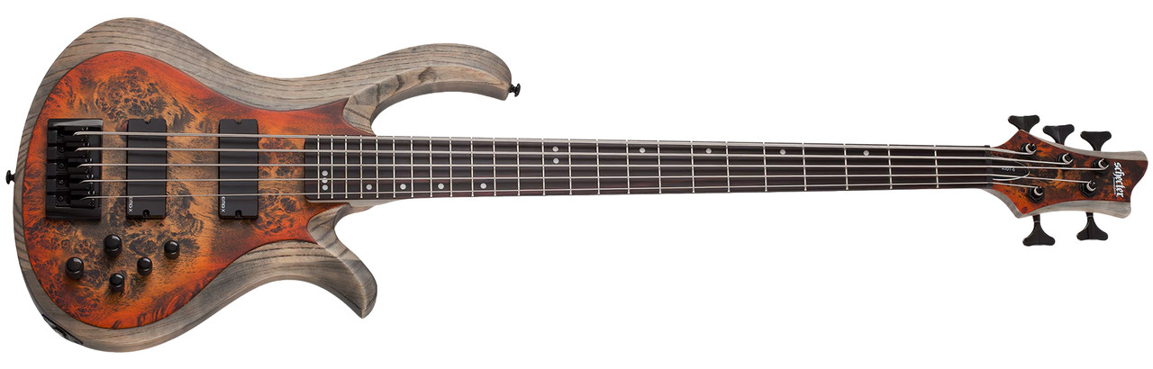 Schecter Riot-5 Bass - Inferno Burst (1453) | Musician Madness