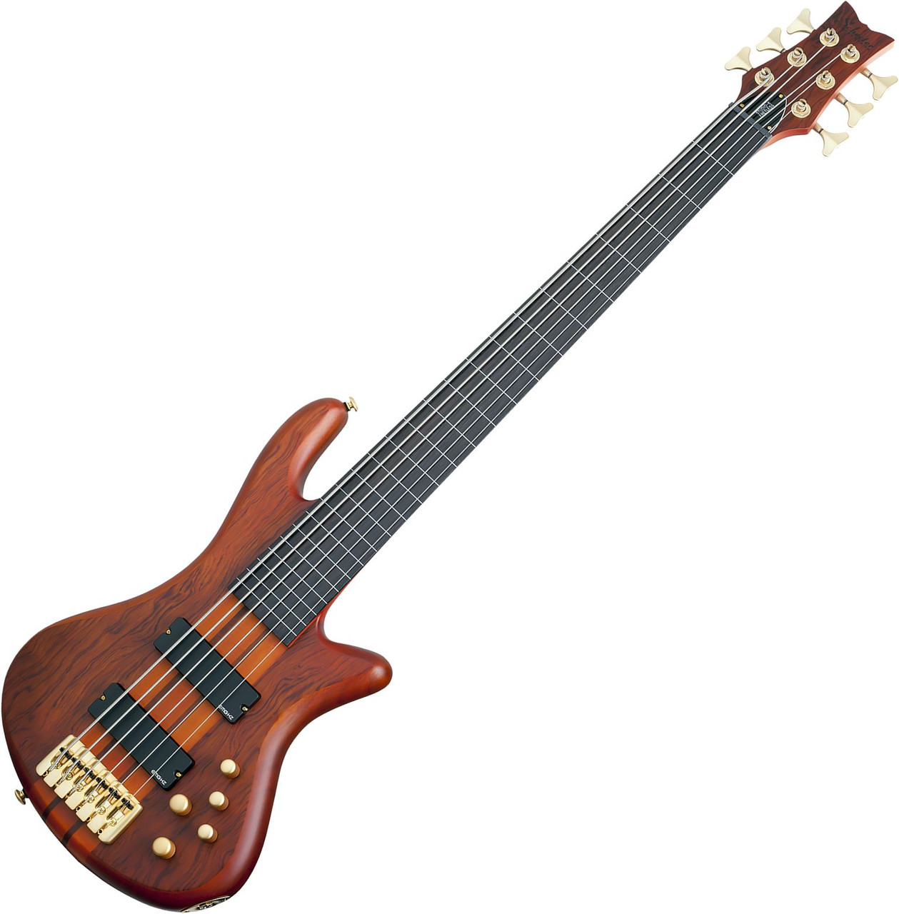 Schecter Stiletto Studio-6 FL Bass Guitar - Honey Satin (2791)