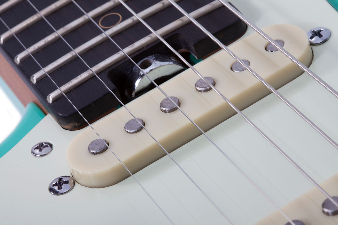 Schecter Nick Johnston Traditional HSS LH - Atomic Green (1543)