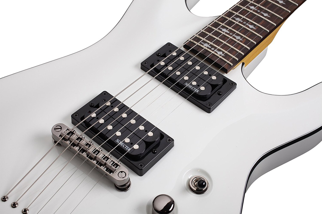 Schecter Omen-6 - Vintage White (VWHT) (2061) | Musician Madness