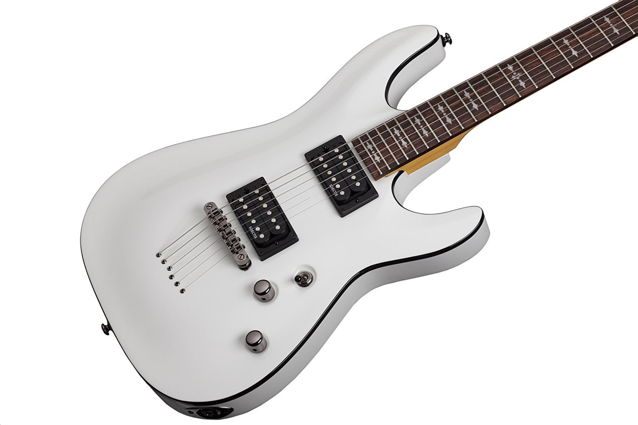 Schecter Omen-6 - Vintage White (VWHT) (2061) | Musician Madness