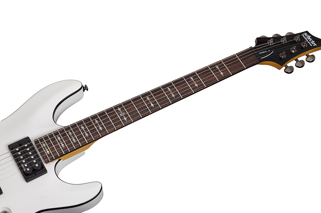 Schecter Omen-6 - Vintage White (VWHT) (2061) | Musician Madness