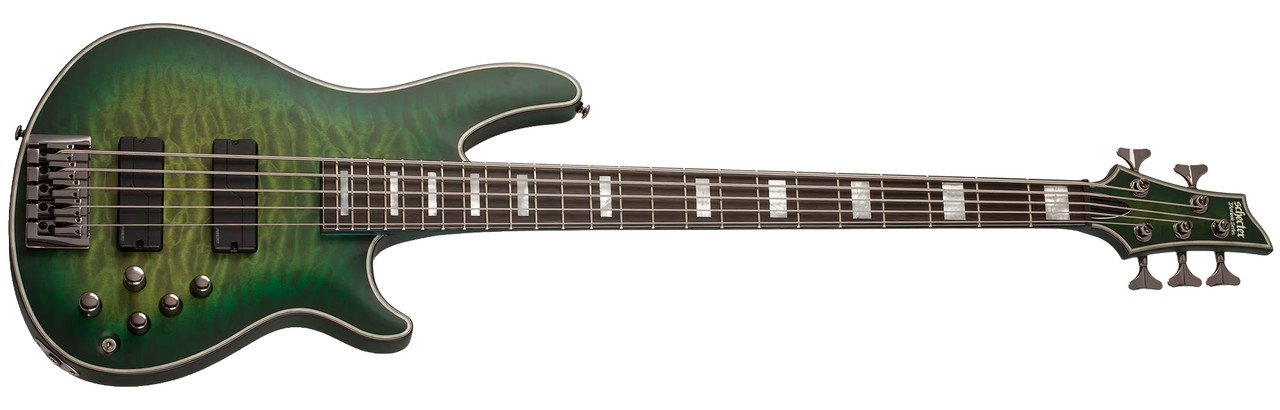 Schecter Daniel Firth Hellraiser Extreme-5 Signature Bass - Cthulhu Burst Satin (378) | Musician Madness