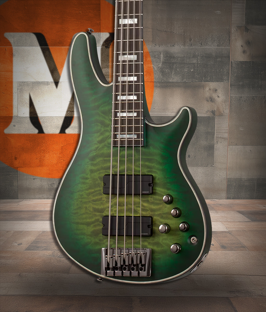 Schecter Daniel Firth Hellraiser Extreme-5 Signature Bass - Cthulhu Burst Satin (378) | Musician Madness