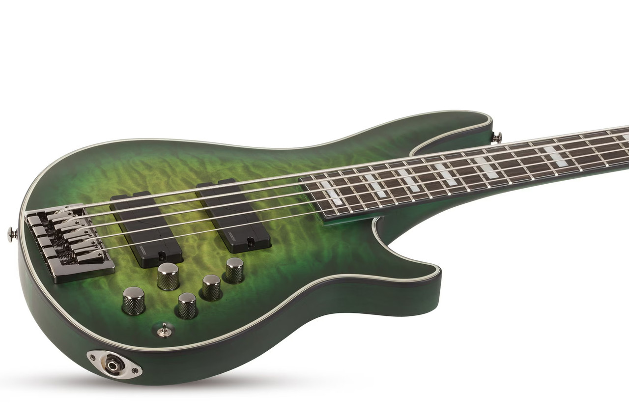 Schecter Daniel Firth Hellraiser Extreme-5 Signature Bass - Cthulhu Burst Satin (378) | Musician Madness