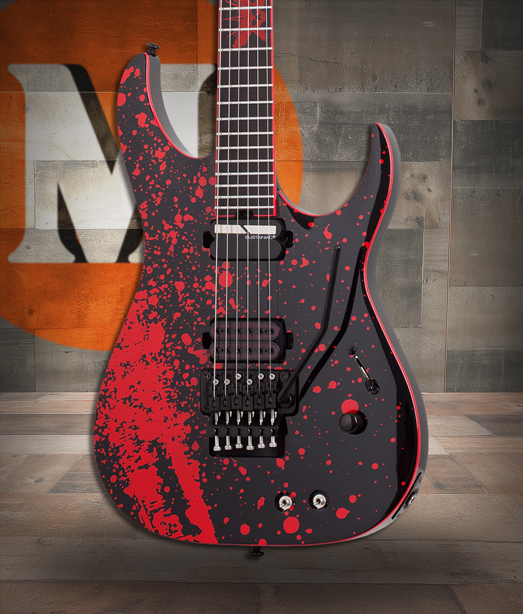 Schecter Sullivan King Banshee-6 FR-S - Obsidian Blood (2484)