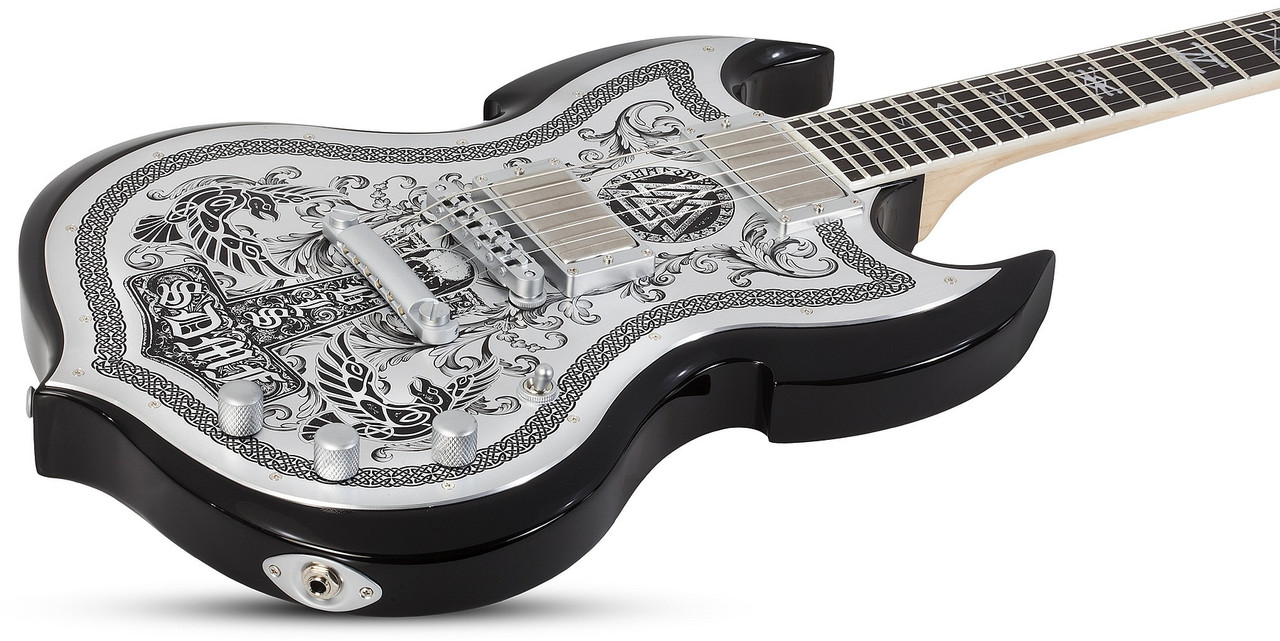 Schecter IronWorks Barbarian - Black Burst (4552) | Musician Madness