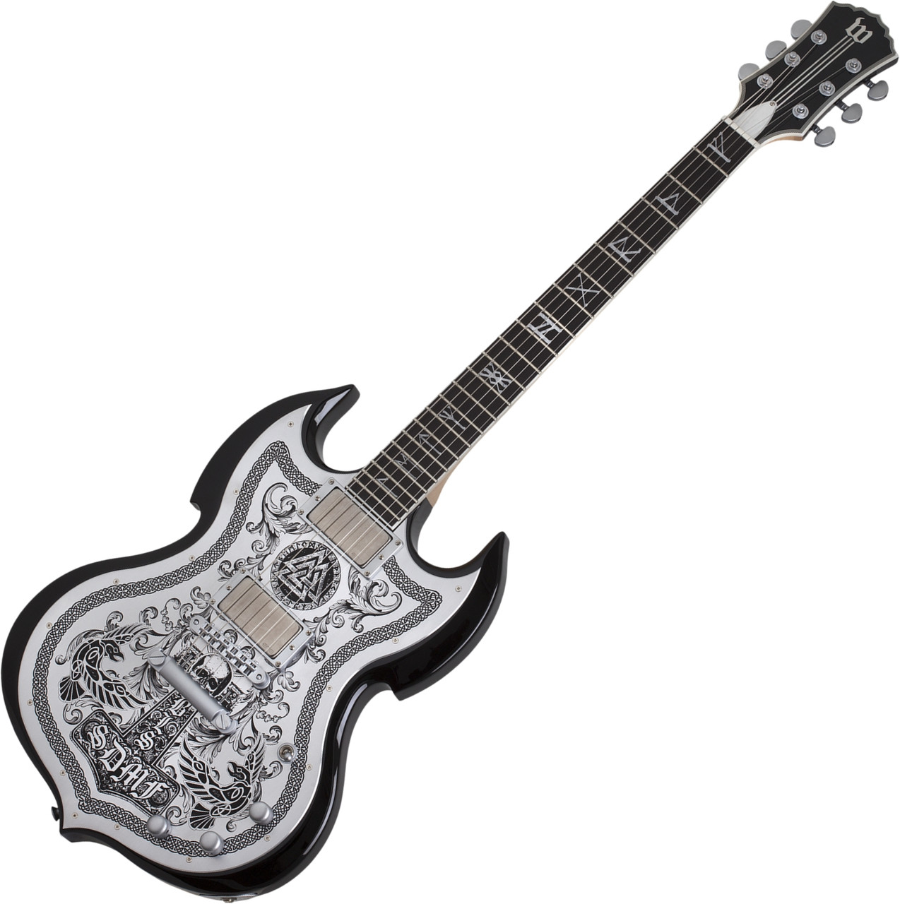 Schecter IronWorks Barbarian - Black Burst (4552) | Musician Madness