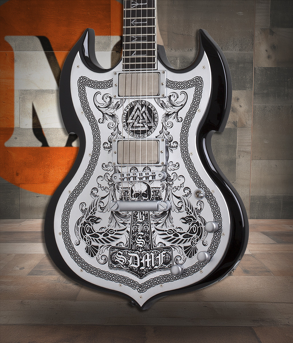 Schecter IronWorks Barbarian - Black Burst (4552) | Musician Madness