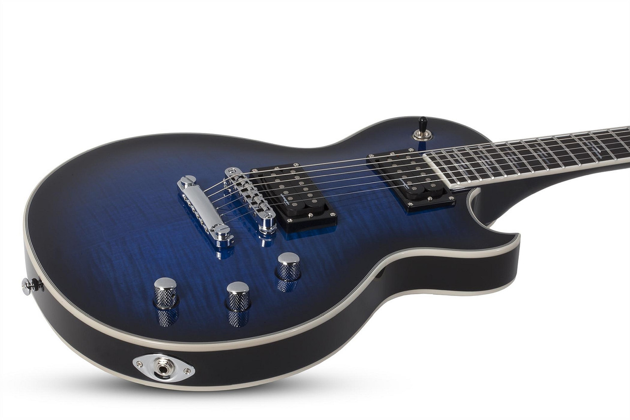 Schecter Solo-II Supreme - See-Thru Blue Burst (2590)
