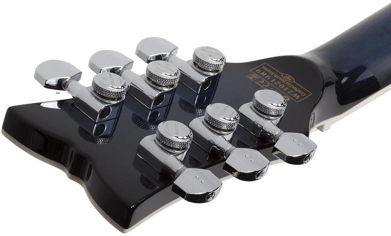 Schecter Solo-II Supreme - See-Thru Blue Burst (2590)