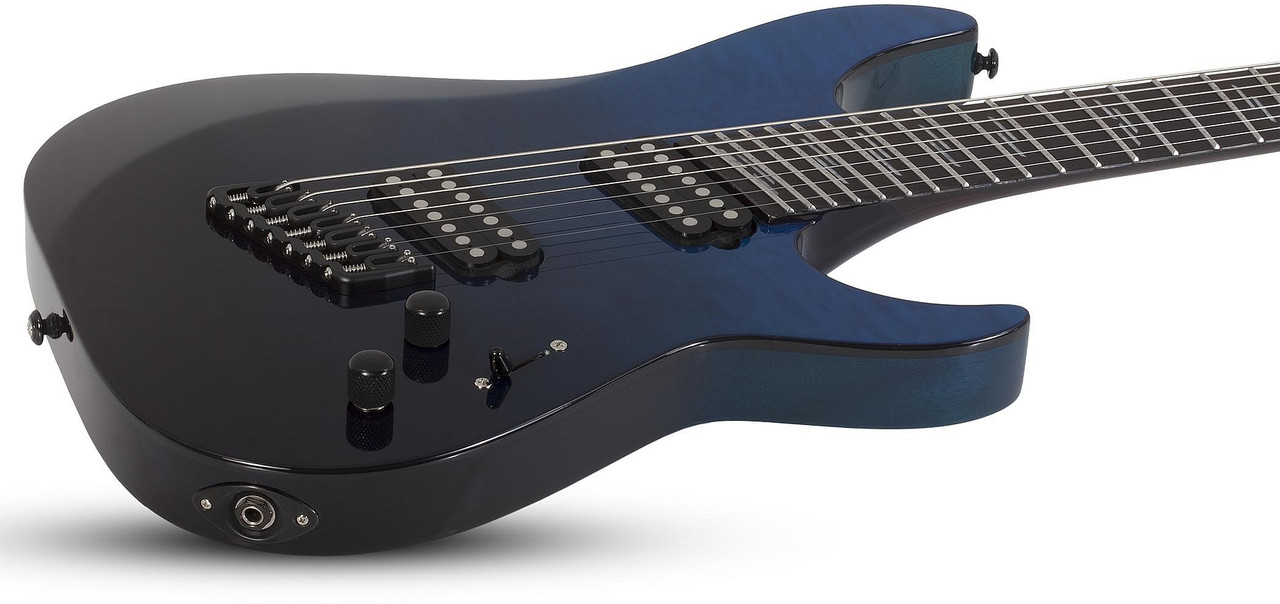 Schecter Reaper-7 Elite Multiscale - Deep Ocean Blue (2188) | Musician Madness