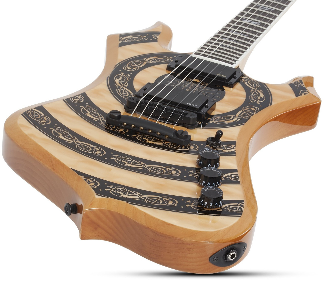 Schecter Nomad Norse Dragon - RawTop (4575)