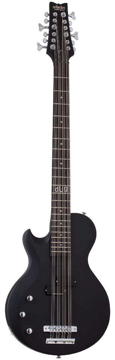 Schecter dUg Pinnick DP-12 LH - Satin Black (460) | Musician Madness