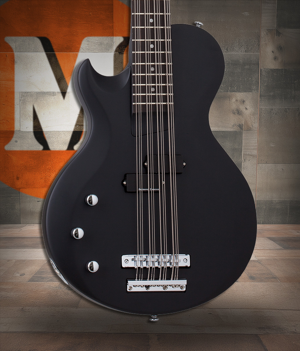 Schecter dUg Pinnick DP-12 LH - Satin Black (460)
