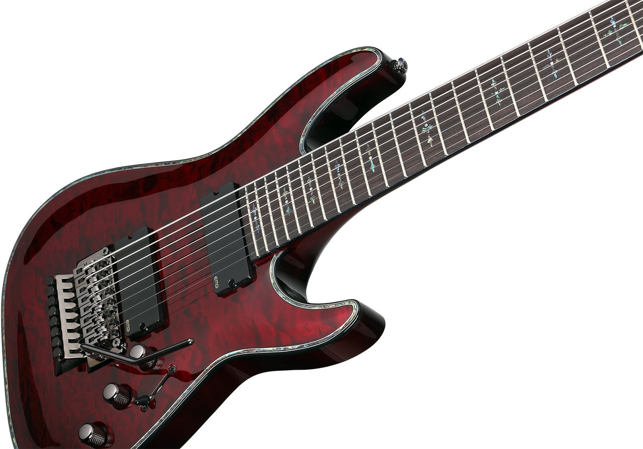 Schecter Hellraiser C-8 FR - Black Cherry (BCH) (1824) | Musician Madness