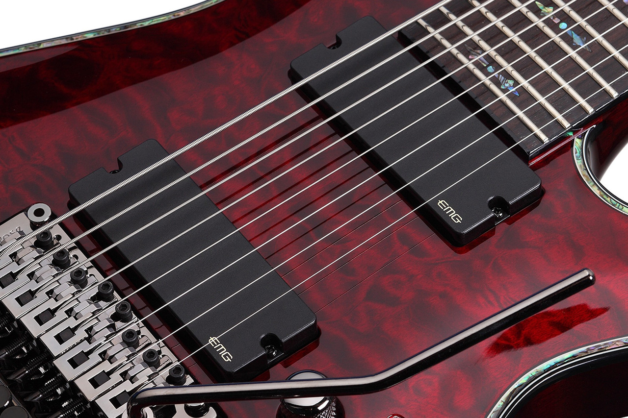Schecter Hellraiser C-8 FR - Black Cherry (BCH) (1824) | Musician Madness