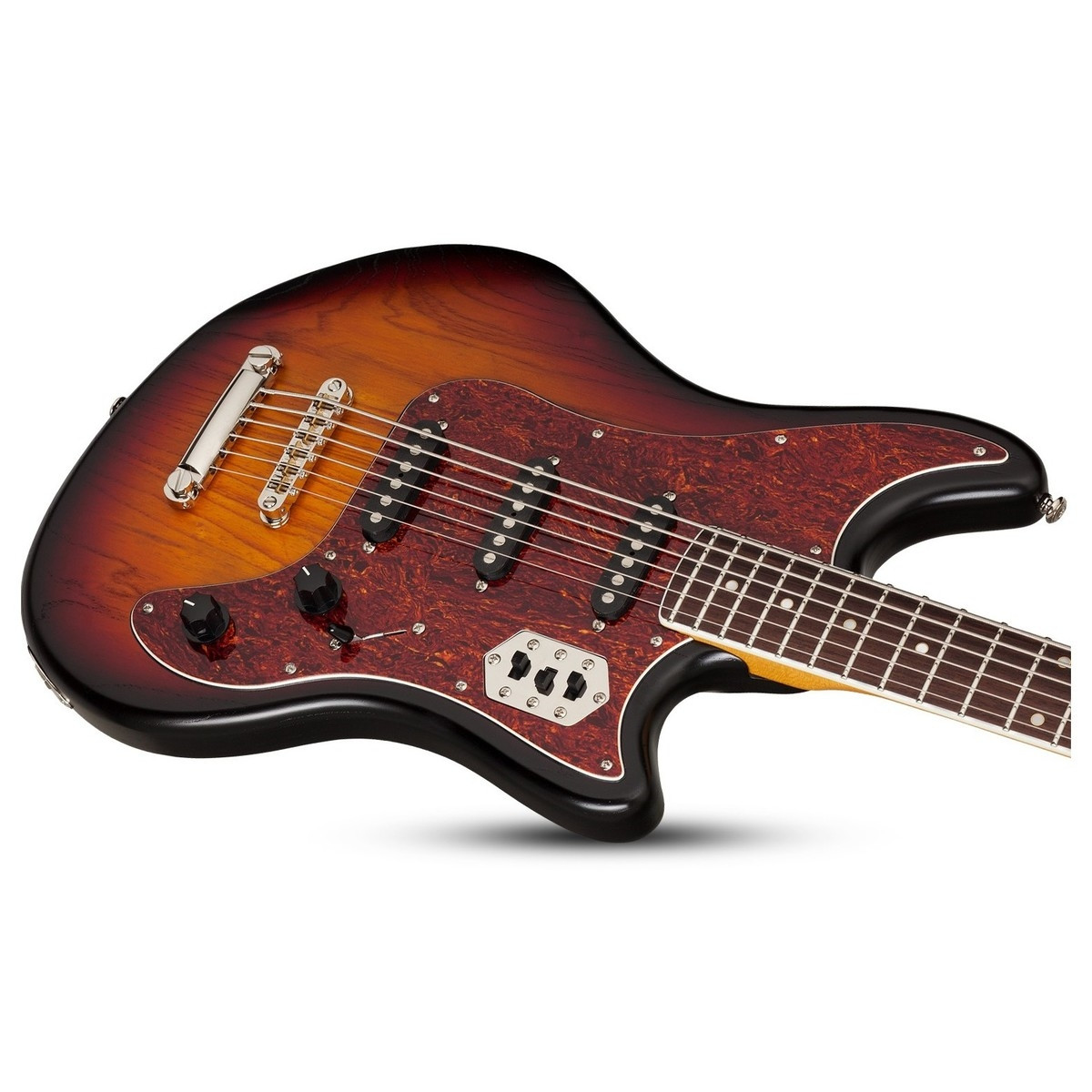 Schecter Hellcat-VI - 3-Tone Sunburst Pearl (3TSBP) (293) | Musician Madness