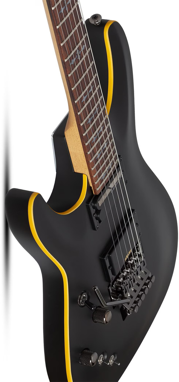 Schecter Demon-6 FR-S LH - Aged Black Satin (3670) | Musician Madness